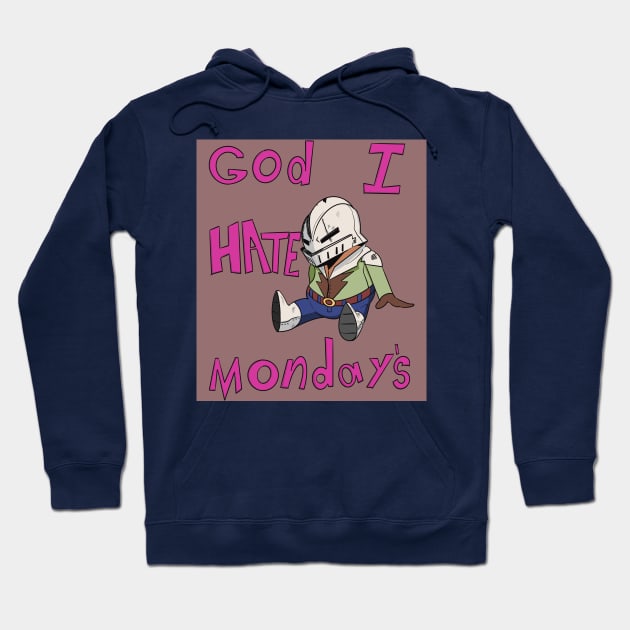 I Hate Mondays Hoodie by dalek1384@gmail.com